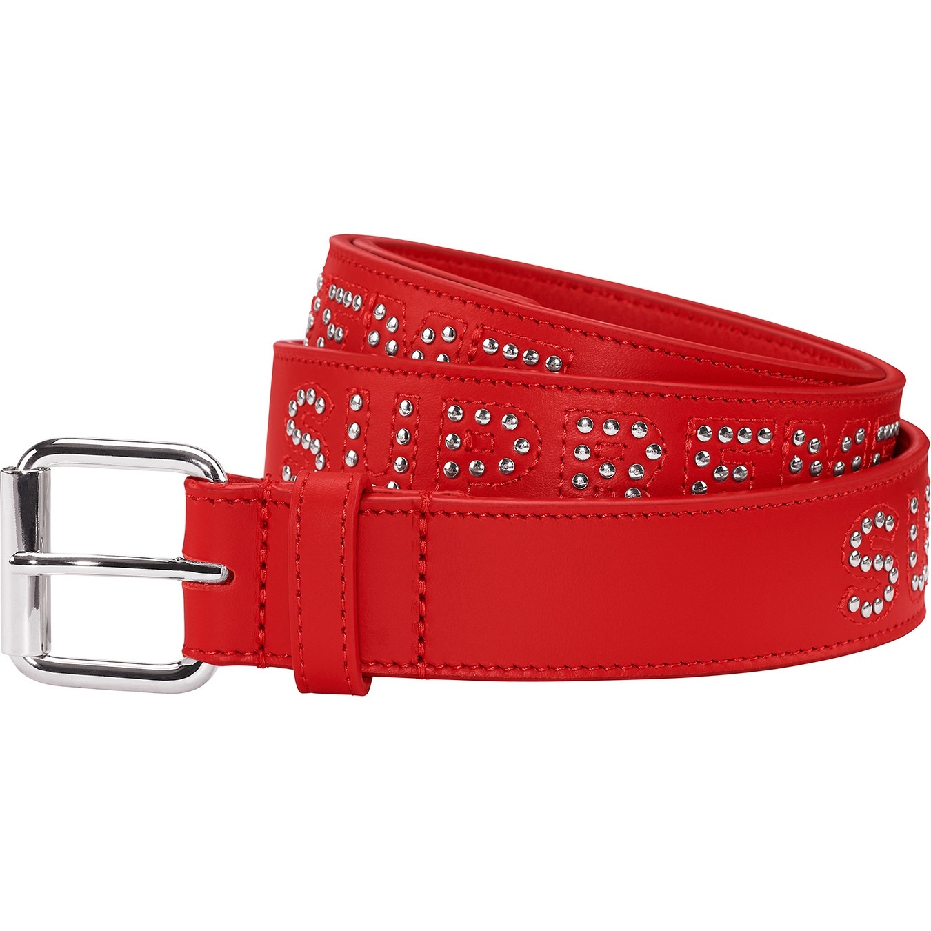 Studded Logo Belt view 6